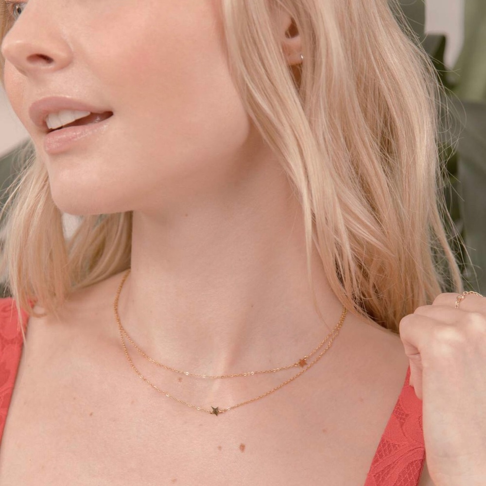 Jennifer Zeuner Jewelry Dainty Star ⭐️Necklace ⭐️